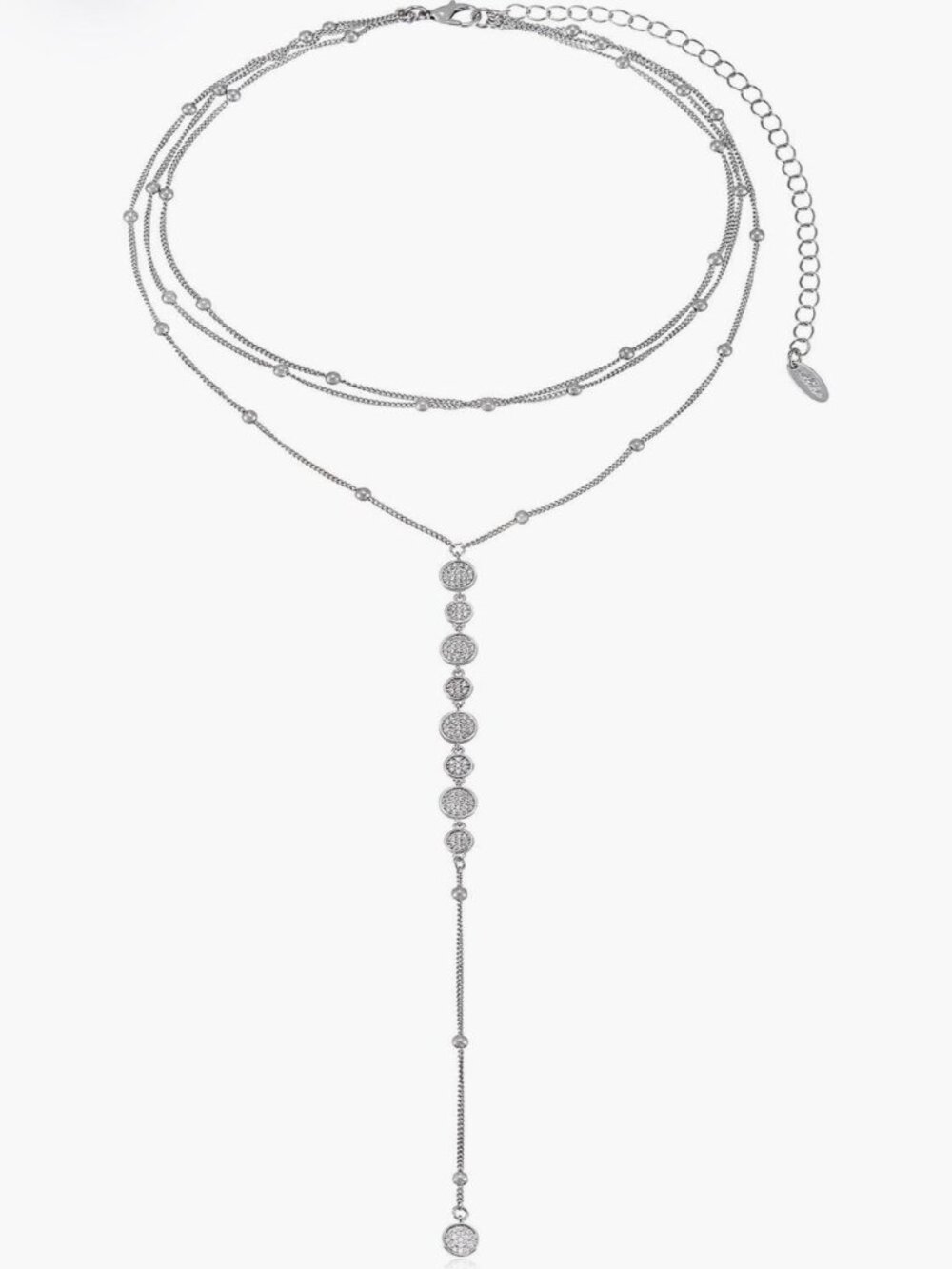 Ettika Triple Layer Y Necklace